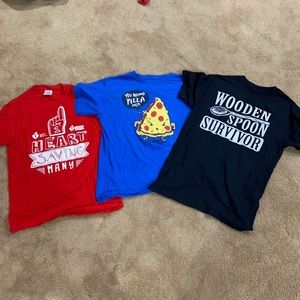 3 tshirts, size small